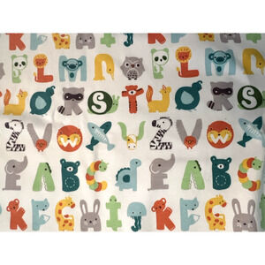 Vintage Gymboree C is for Cuddly Alphabet Animals Baby Blanket 2015 EXCELLENT
